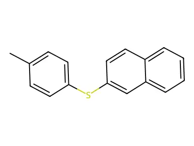 2-Naphthyl-p-tolyl sulfide structure