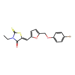 CAS 522595-80-8 - C17H14BrNO3S2 structure