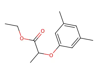 2-(3,5-Dimethyl-phenoxy)-propionic acid ethyl ester structure