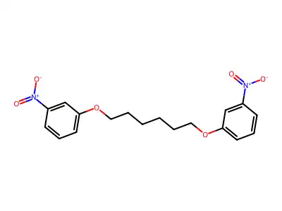 1,6-Bis(3-nitrophenoxy)hexane structure