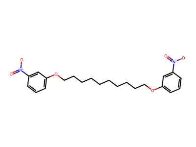 1,10-Bis(3-nitrophenoxy)decane structure