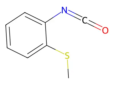 1-Isocyanato-2-(methylsulfanyl)benzene structure