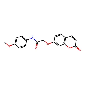N-(4-methoxyphenyl)-2-[(2-oxo-2H-chromen-7-yl)oxy]acetamide structure