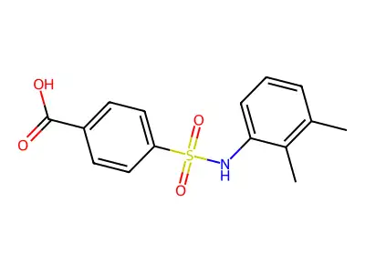 4-[(2,3-dimethylphenyl)sulfamoyl]benzoic Acid structure