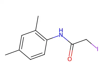 N-(2,4-dimethylphenyl)-2-iodoacetamide structure