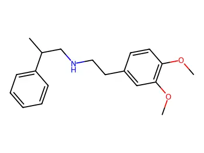 (R)-N-(3,4-Dimethoxyphenethyl)-2-phenylpropan-1-amine structure