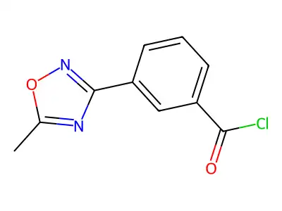 3-(5-Methyl-1,2,4-oxadiazol-3-yl)benzoyl chloride structure