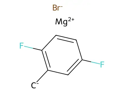 2,5-Difluorobenzylmagnesium bromide structure
