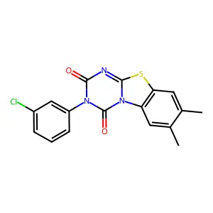 C17H12ClN3O2S structure