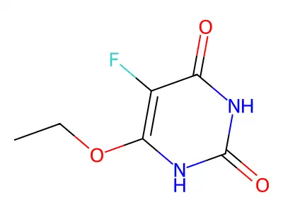 6-Ethoxy-5-fluorouracil structure