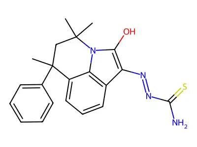 C21H22N4OS structure