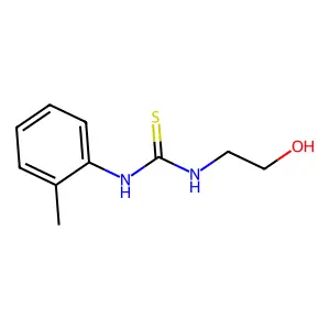 N-(2-hydroxyethyl)-N'-(2-methylphenyl)thiourea structure