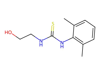 1-(2,6-Dimethylphenyl)-3-(2-hydroxyethyl)thiourea structure