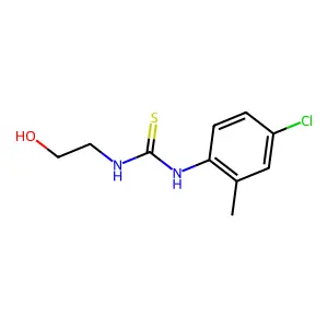 1-(4-Chloro-2-methylphenyl)-3-(2-hydroxyethyl)thiourea structure
