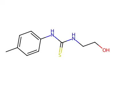 1-(2-Hydroxyethyl)-3-(4-methylphenyl)thiourea structure