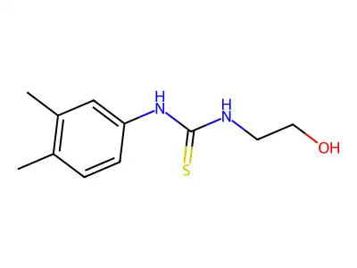 1-(3,4-Dimethylphenyl)-3-(2-hydroxyethyl)thiourea structure