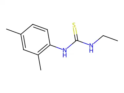 Thiourea, N-(2,4-dimethylphenyl)-N'-ethyl- structure