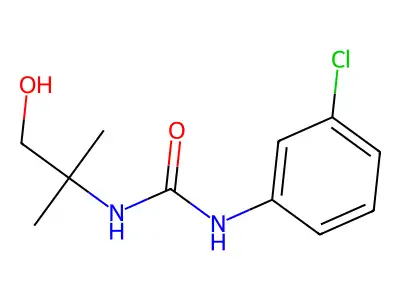 1-(3-Chlorophenyl)-3-(1-hydroxy-2-methylpropan-2-yl)urea structure