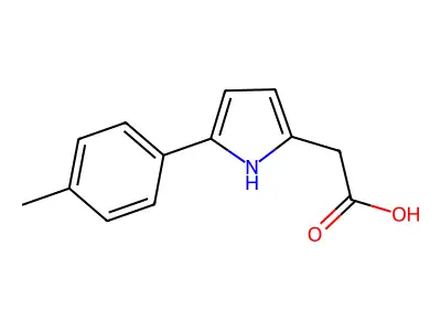 1H-Pyrrole-2-acetic acid, 5-(4-methylphenyl)- structure