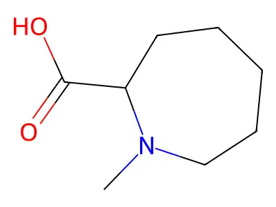 1-methylazepane-2-carboxylic Acid structure
