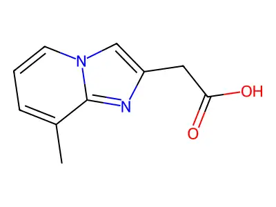 2-(8-Methylimidazo[1,2-a]pyridin-2-yl)acetic acid structure