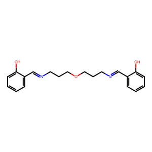 Phenol,2,2'-[oxybis(3,1-propanediylnitrilomethylidyne)]bis- structure