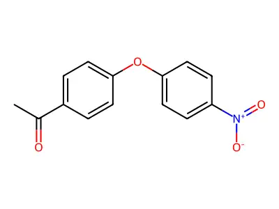 1-[4-(4-Nitrophenoxy)phenyl]ethanone structure