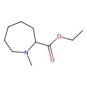1H-Azepine-2-carboxylic acid, hexahydro-1-methyl-, ethyl ester structure