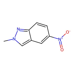 2-Methyl-5-nitro-2H-indazole structure