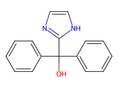 1H-imidazol-2-yl(diphenyl)methanol structure