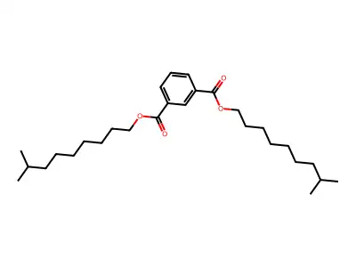 1,3-Benzenedicarboxylic acid, diisodecyl ester structure