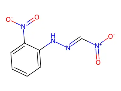 2-Nitro-N-(nitromethylideneamino)aniline structure