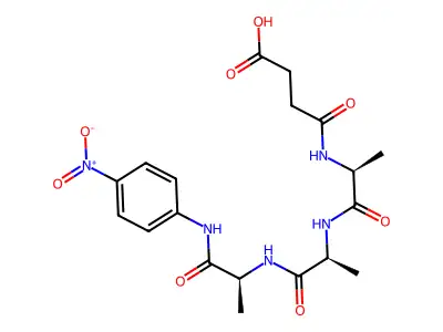 [STANA] Succinyl-L-Alanyl-L-Alanyl-L-Alanine p-Nitroanilide structure