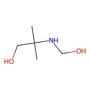 2-((Hydroxymethyl)amino)-2-methylpropanol structure