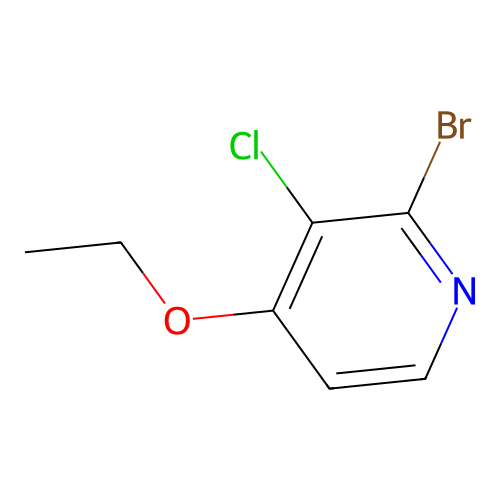 2-Bromo-3-chloro-4-ethoxypyridine structure