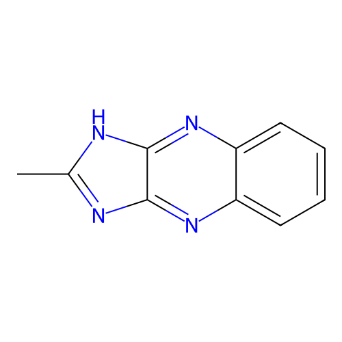 2-methyl-1H-Imidazo[4,5-b]quinoxaline structure