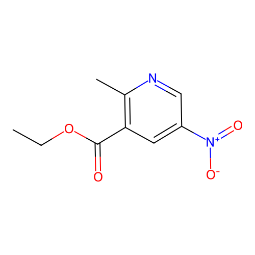 Ethyl 2-methyl-5-nitronicotinate structure
