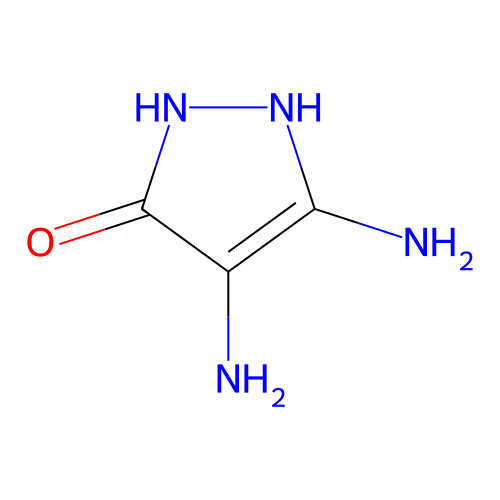 4,5-Diamino-1,2-dihydro-3H-pyrazol-3-one structure