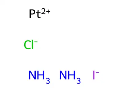 Platinum(2+) chloride iodide--ammonia (1/1/1/2) structure