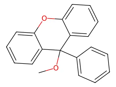 9-Methoxy-9-phenyl-9H-xanthene structure