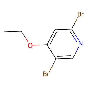 2,5-Dibromo-4-ethoxypyridine structure
