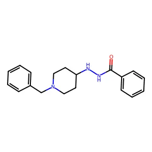 苯甲酸(2'-(1-苄基-4-哌啶基))酰肼 structure