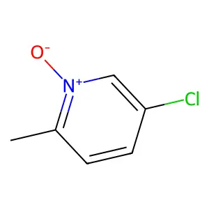 5-Chloro-2-methylpyridine 1-Oxide structure
