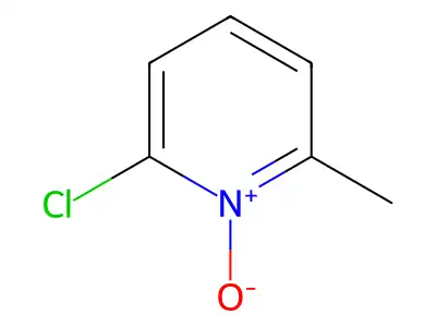 2-Chloro-6-methylpyridine 1-oxide structure
