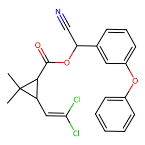 氯氰菊酯 structure
