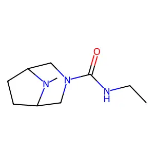 N-ethyl-8-methyl-3,8-diazabicyclo[3.2.1]octane-3-carboxamide structure