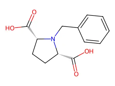 1-benzylpyrrolidine-2,5-dicarboxylic Acid structure