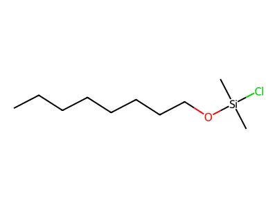 Silane, chlorodimethyl(octyloxy)- structure