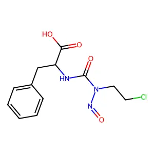 N-(((2-Chloroethyl)nitrosoamino)carbonyl)phenylalanine structure