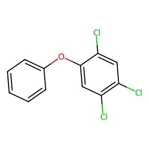 2,4,5-Trichlorodiphenyl ether structure